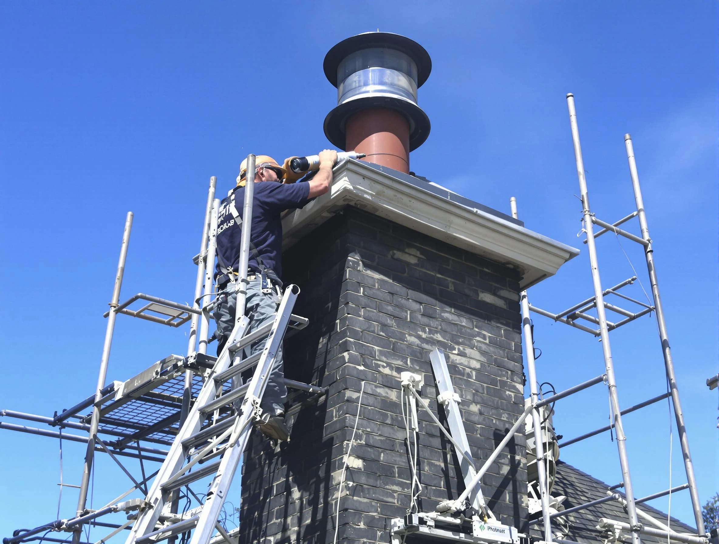 Sturdy chimney crown finished by Mount Olive Chimney Sweep in Mount Olive, AL