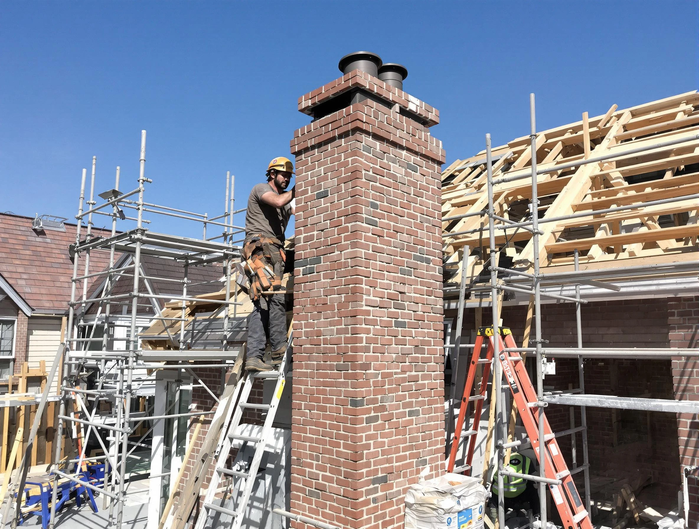New chimney installation completed by Mount Olive Chimney Sweep in Mount Olive, AL